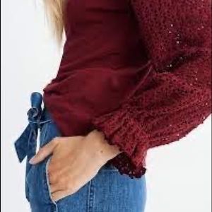 Madewell Eyelet Top